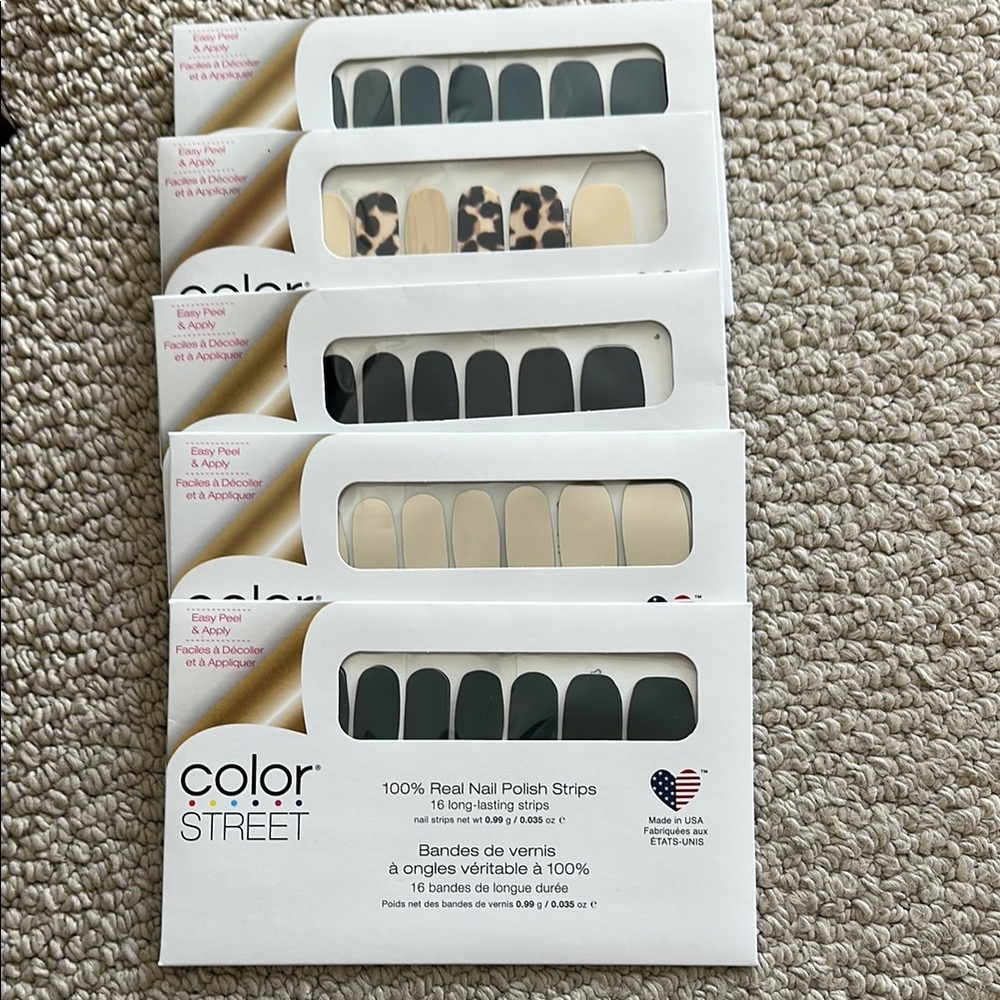 Color Street Nail Polish Strips Set